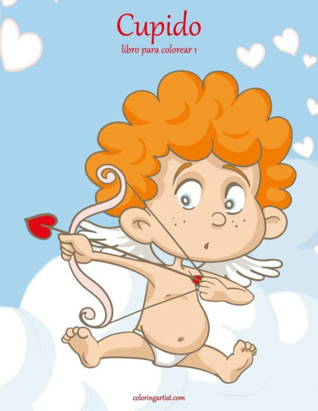 Cupido libro para colorear 1 (Spanish Edition)