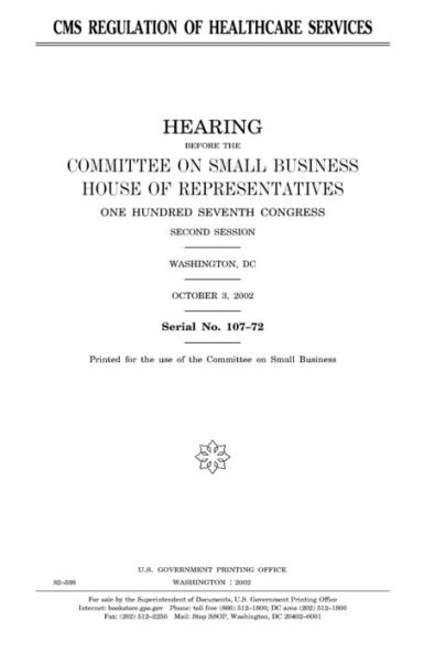 CMS regulation of healthcare services