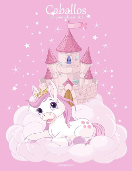 Caballos libro para colorear 1 & 2 (Spanish Edition)