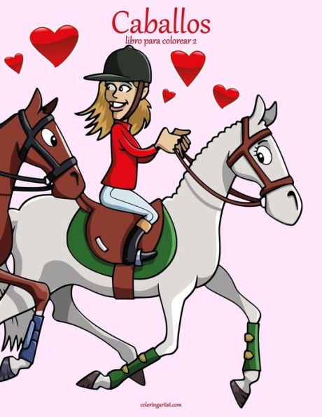 Caballos libro para colorear 2 (Edición española)