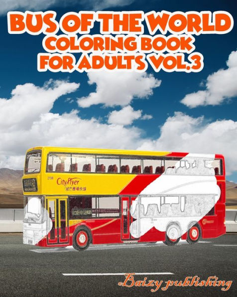 Autobús del mundo Libro para colorear para adultos vol.3