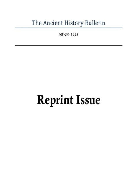 Boletín de historia antigua volumen nueve