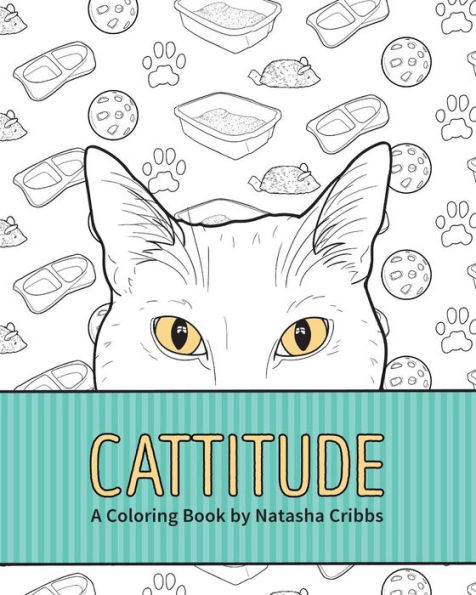 Cattitude: un libro para colorear