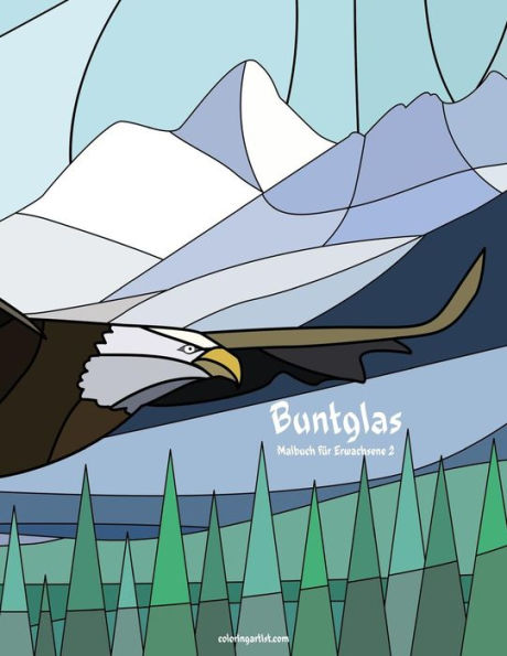 Buntglas-Malbuch für Erwachsene 2 (Edición alemana)