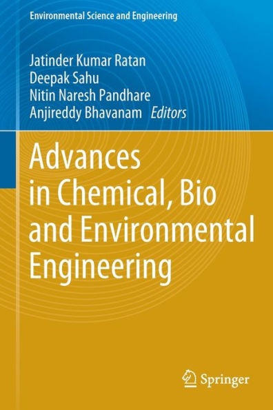 Advances In Chemical, Bio And Environmental Engineering (Environmental Science And Engineering) - 9783030965563