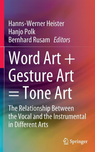 Word Art + Gesture Art = Tone Art: The Relationship Between The Vocal And The Instrumental In Different Arts