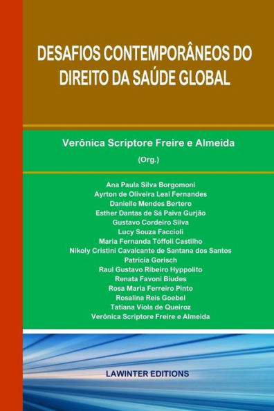 Desafios Contemporâneos Do Direito Da Saúde Global (Portuguese Edition) - 9783039270361