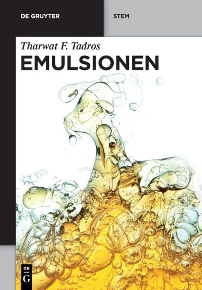Emulsionen (De Gruyter Stem) (German Edition)