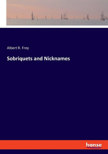Sobriquets And Nicknames - 9783348102858