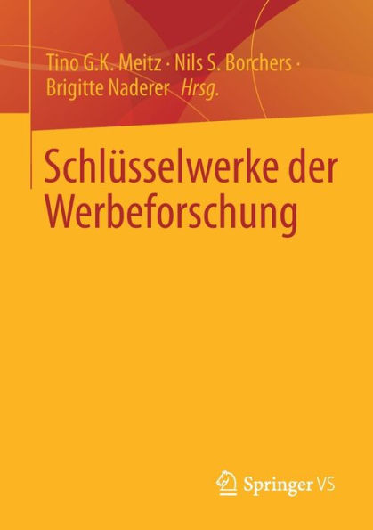 Schlüsselwerke Der Werbeforschung (Edición alemana)