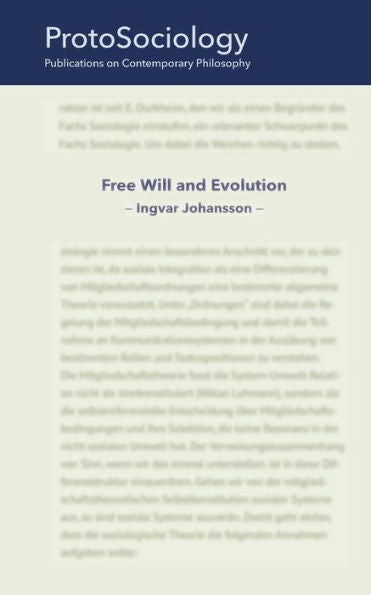 Free Will And Evolution