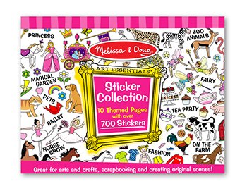 13 Pack MELISSA & DOUG STICKER COLLECTION PINK