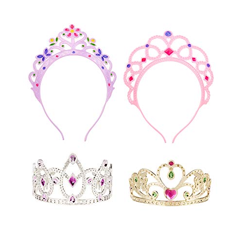 Melissa & Doug Dress-Up Tiaras Fur Costume Role Play (4 pcs)