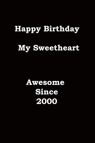 Happy birthday my sweetheart: I love you