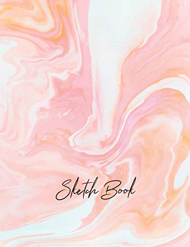 Sketchbook: Activity Sketch Book Watercolor Abstract Painting Instruction Large 8.5 x 11 Inches with 110 Pages (Sketchbook Watercolor Cover)