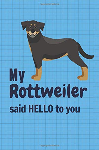My Rottweiler said HELLO to you: For Rottweiler Dog Fans