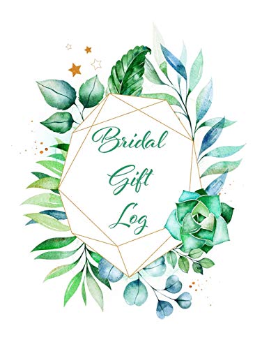 Bridal Gift Log: Bridal Shower Gift Book & Organizer