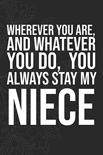 Wherever you are, And whatever you do,  You always Stay My Niece