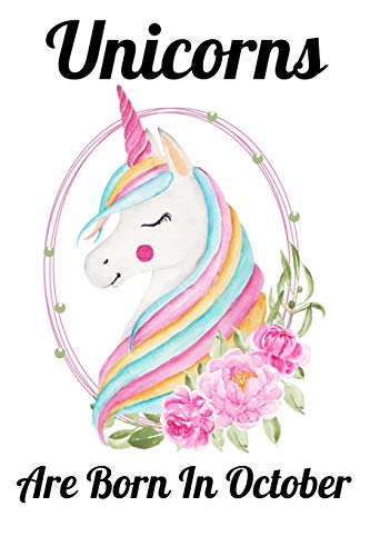 Unicorns Are Born In October: Happy Unicorn Birthday by MOBOOK ART