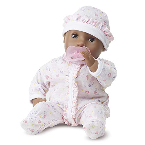 Melissa & Doug Mine to Love Gabrielle 12 Poseable Baby Doll With Romper, Hat