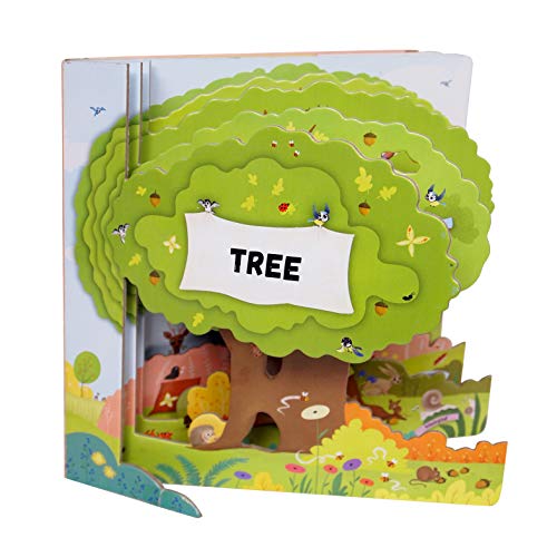 Tree (Happy Fox Books) Teaches Kids Ages 2 to 5 What it Would be Like to Live in an Oak Tree, Exploring More Deeply into a Tree with Every Turn of the Page; Educational Facts, Vocabulary Words, & More