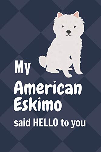 My American Eskimo said HELLO to you: For American Eskimo Dog Fans