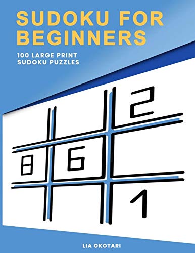 Sudoku for Beginners: 100 Large Print Sudoku Puzzles  for Adults with 3 Different Difficulty Levels (Easy, Medium, Hard)