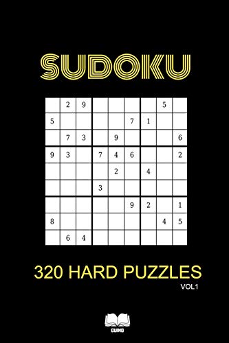 Sudoku book : 320 hard puzzles with solutions: Sudoku book : 320 hard puzzles with solutions (Volume)