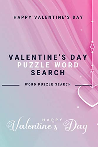 Happy Valentine's Day Valentine's Day puzzle Word Search Word puzzle Search by Word puzzle Search Book
