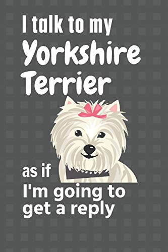 I talk to my Yorkshire Terrier as if I'm going to get a reply: For Yorkshire Terrier Puppy Fans