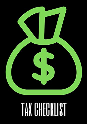 Tax Checklist: The perfect green money bags to track your income, expenses, and tax information.