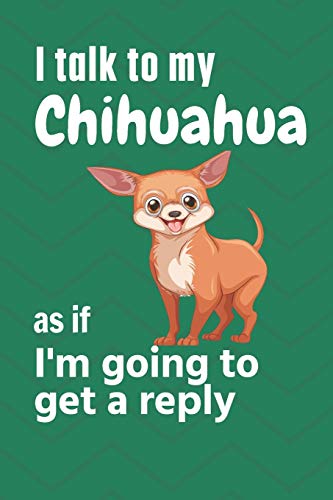 I talk to my Chihuahua as if I'm going to get a reply: For Chihuahua Puppy Fans