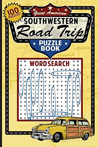 Great American Southwestern Road Trip Puzzle Book (Great American Puzzle Books)