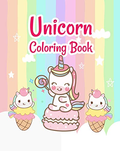 Unicorn Coloring Book: : For Kids Ages 4-8