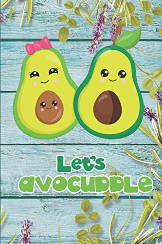 Let's Avocuddle: Cute & Funny Avocado Pun Valentine's Day Gift | Greeting Card Alternative For Him & Her