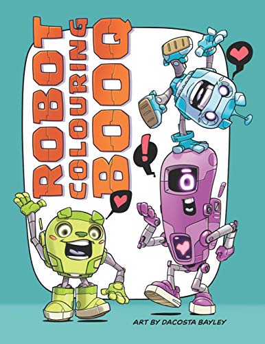ROBOT COLOURING BOOQ