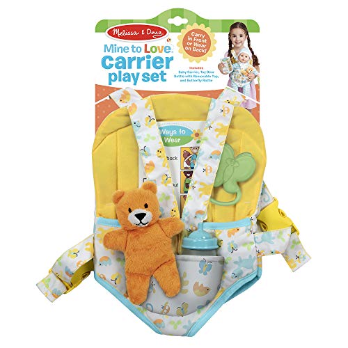 Melia & Doug Mine to Lovearrier ay Set foraby Dolls with Toy ar, Bottle,attleactivityard
