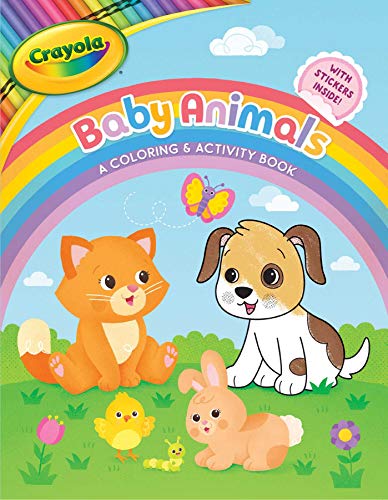 Crayola Baby Animals: A Coloring & Activity Book (10) (Crayola/BuzzPop)