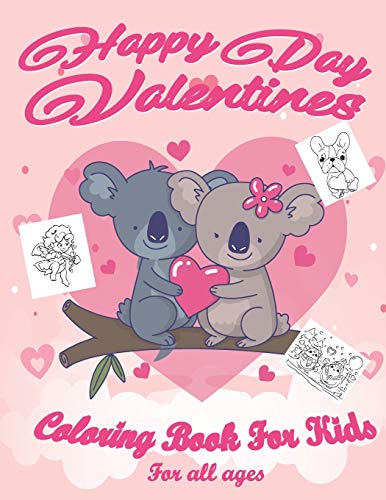 Valentine's Day Coloring Book for Kids: Lovely animals coloring books , Valentine's day coloring book , Baby books valentines day , Valentines day ... , Valentines Day Coloring books for Toddlers