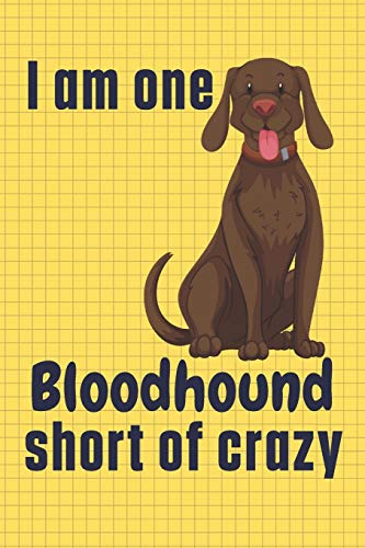 I am one Bloodhound short of crazy: For Bloodhound Dog Fans