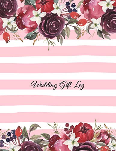 Wedding Gift Log: Gift Book & Organizer, recorder gift registry, gift tracker