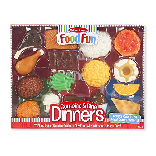 Melissa & Doug Food Fun Combine & Dine Dinners - Red