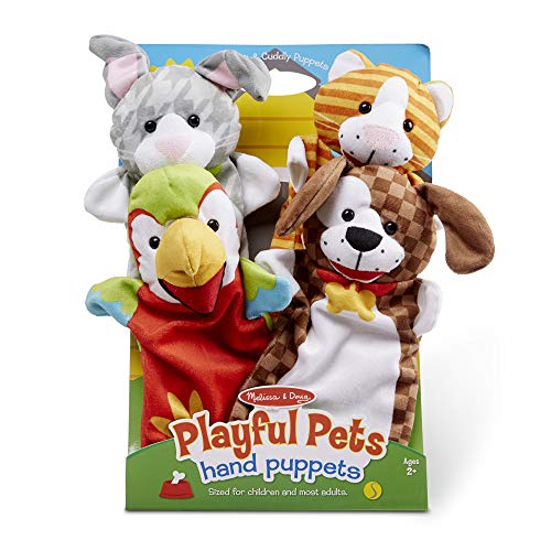 Melia & Doug ayful Petsand Puppets (Set of 4)
