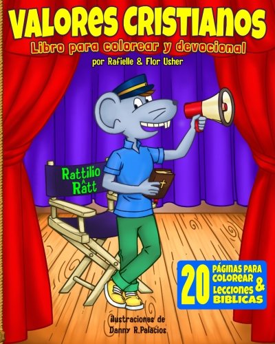 Valores Cristianos: Libro para colorear y devocional (Spanish Edition)