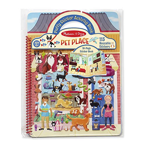 Melissa & Doug Puffy Sticker Activity Book - Pet Place