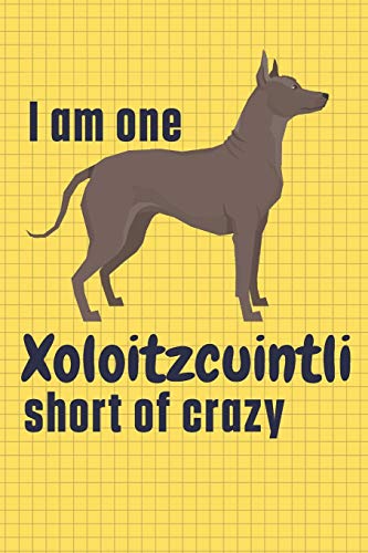 I am one Xoloitzcuintli short of crazy: For Xoloitzcuintli Dog Fans
