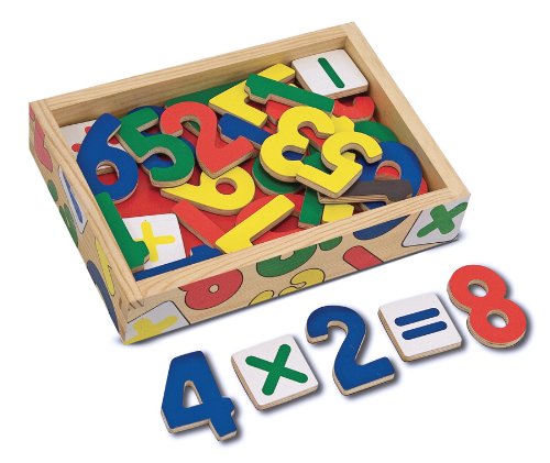 Melissa & Doug Wooden Number Magnets