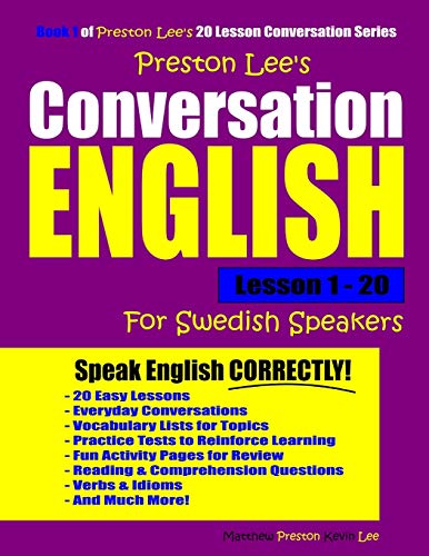 Preston Lee's Conversation English For Swedish Speakers Lesson 1 - 20