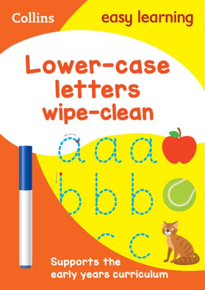 Lower Case Letters: Wipe-Clean Activity Book (Collins Easy Learning Preschool)