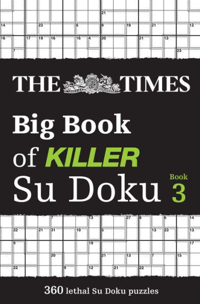 The Times Big Book Of Killer Su Doku Book 3